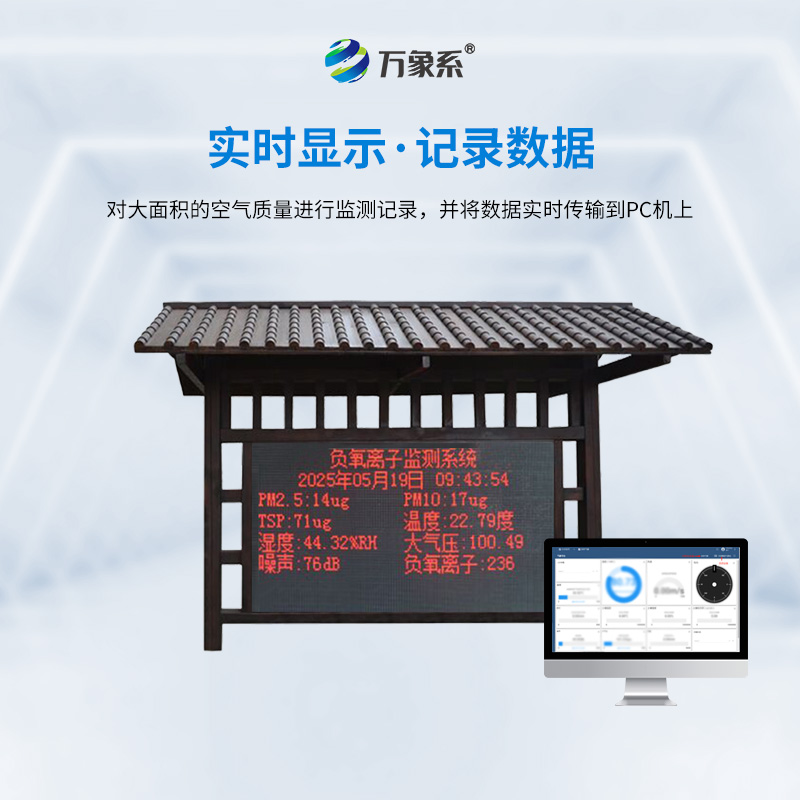 ??公園負(fù)氧離子氣象站如何量化清新度？